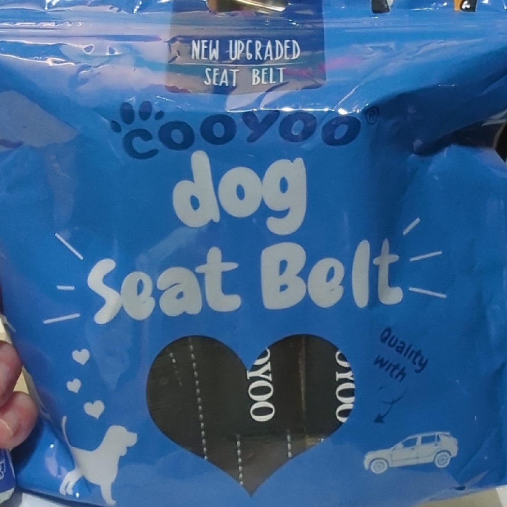 Blue Dog Seat Belt New In Sealed Package